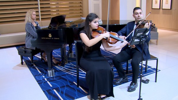 Sunday Sessions with Viking Resident Pianist Alexandra and Classical Duo Zsofia and Nandor