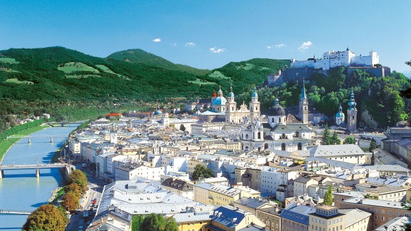 At home in Salzburg with Viking guides Peter Staudinger and Julia Hattinger