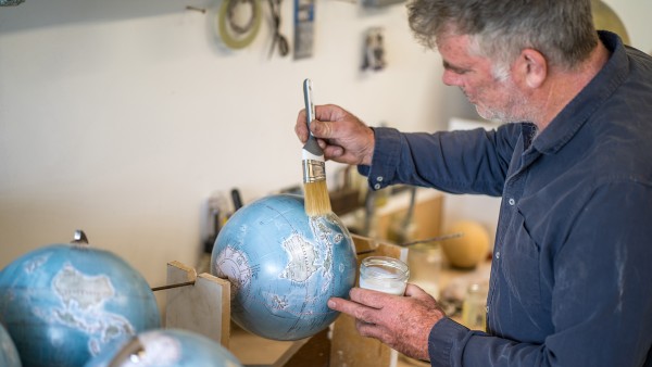 Alastair Miller meets master globemaker Chris Adams