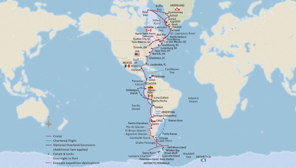 From the Arctic to Antarctica