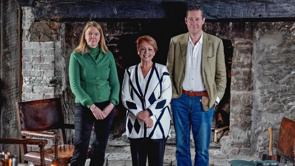 Inside the restoration of Wales’s historic Gwydir Castle with Anne Diamond