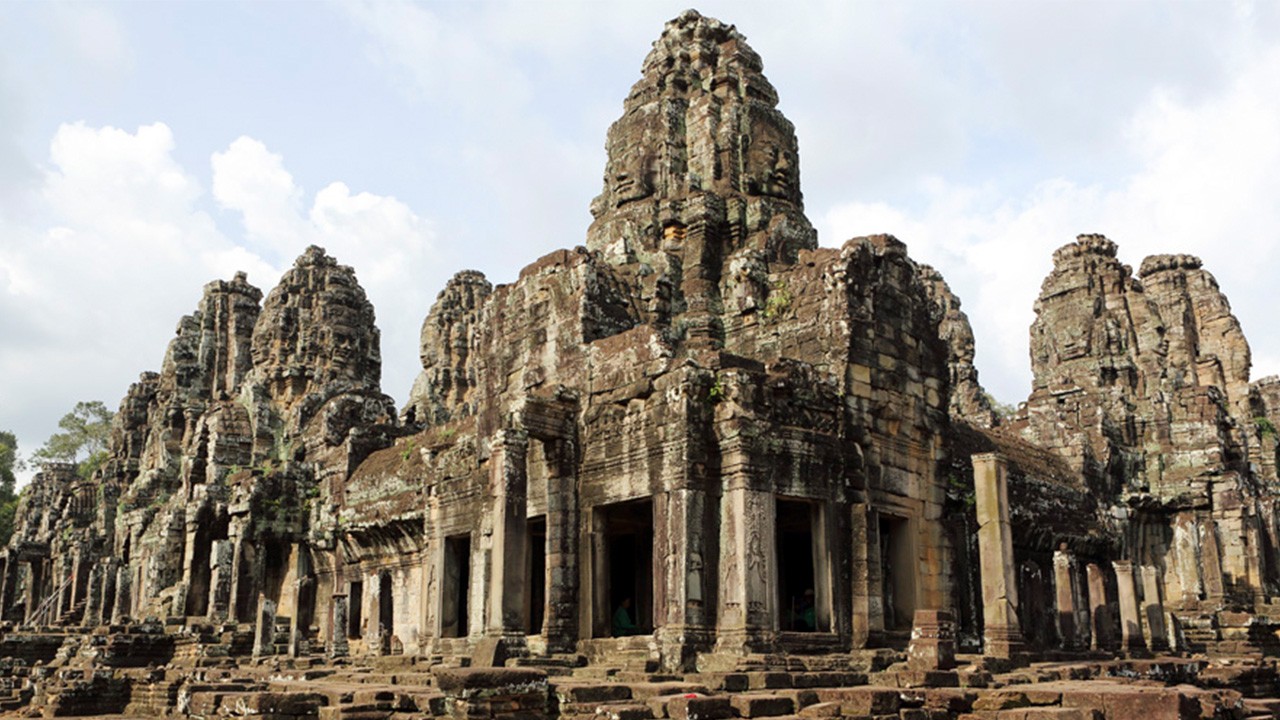 At home in Cambodia with local guide Sim Piseth)