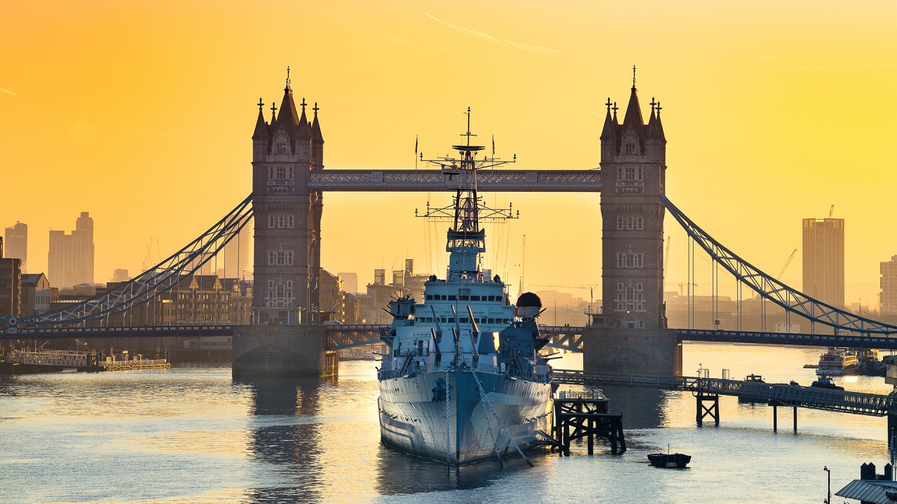 Learn about the battles of HMS Belfast with the Honorable Tim Lewin)