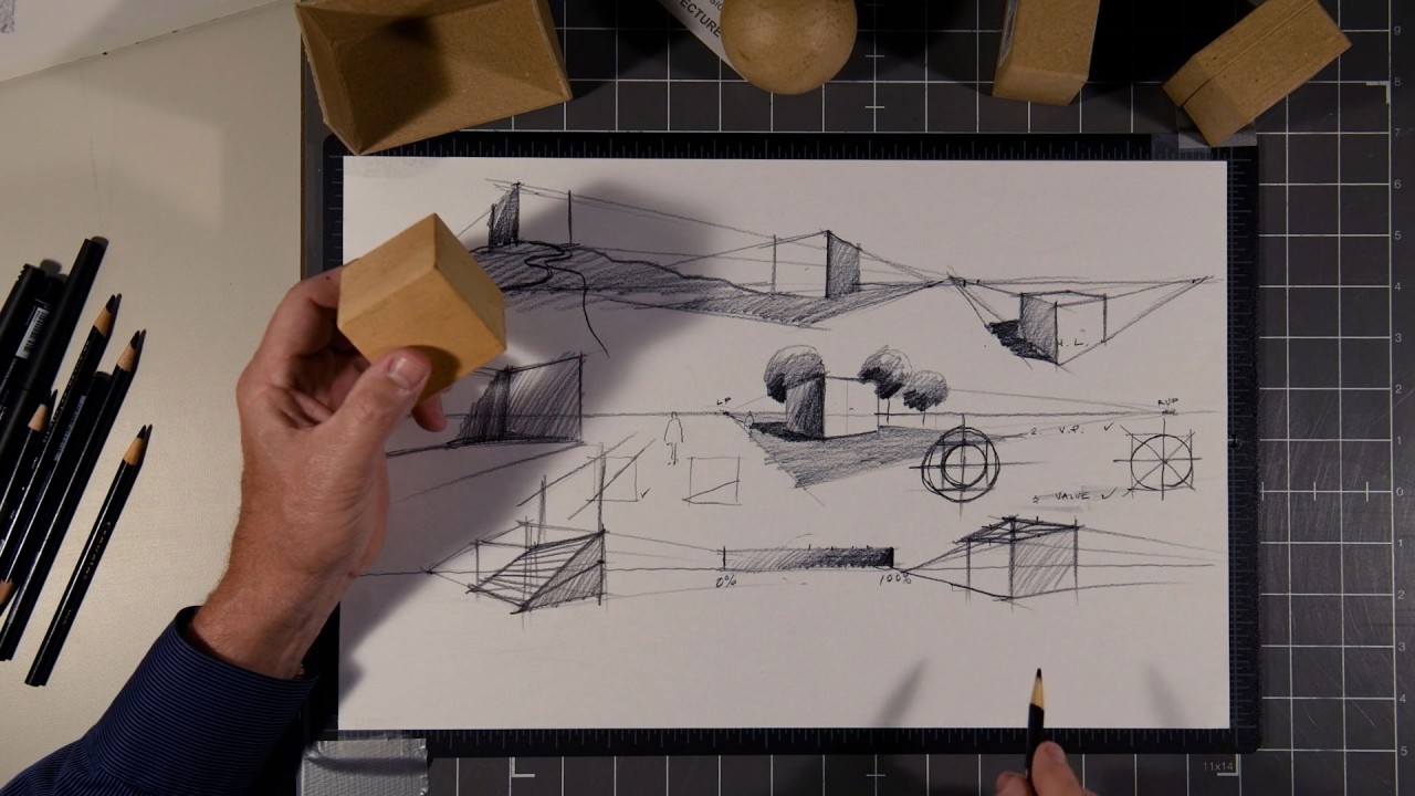 Brush up on the fundamentals of perspective drawing with Professor Mark Keane)