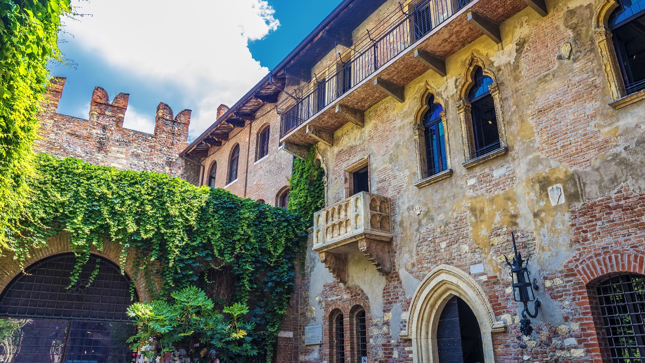 At home in Verona, Shakespeare’s city of love, with Manuela Huber)