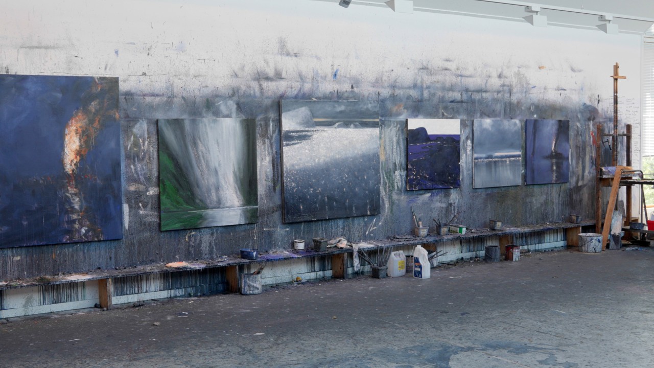 Discover the atmospheric Norwegian landscapes of artist Ørnulf Opdahl)