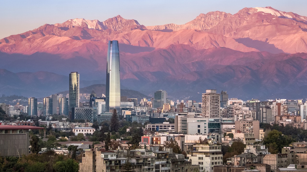 At home in Santiago with local guide Claudio Prado